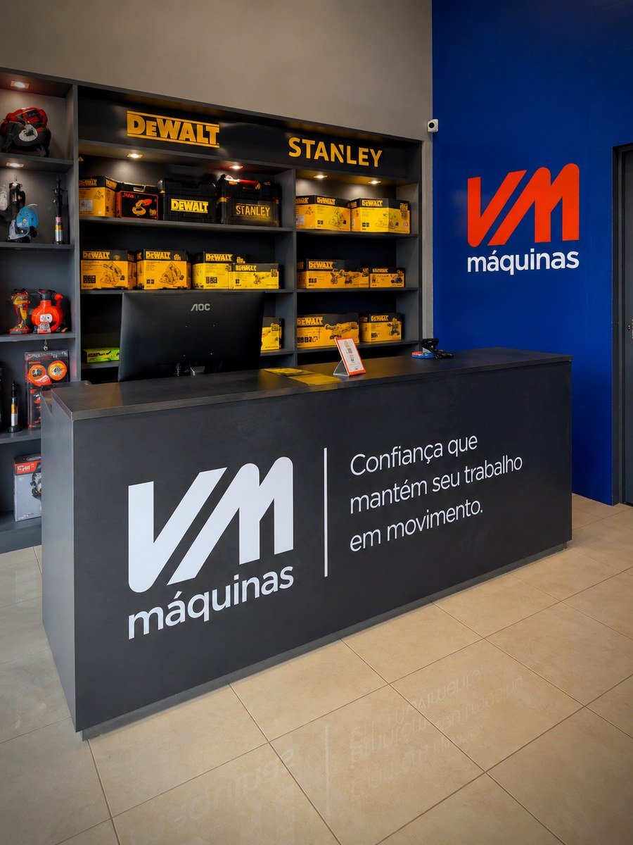 Identidade visual VM Máquinas